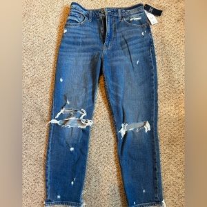 Abercrombie and Fitch ‘The Mom High Rise’ Size 0 short 25 inch